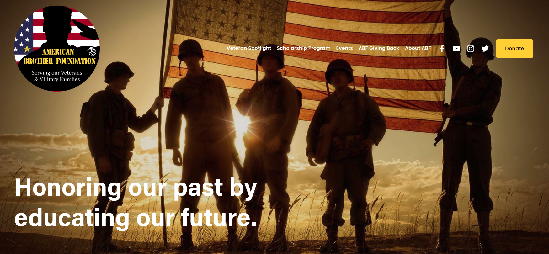 American Brother Foundation website